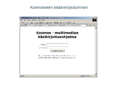 kivi jrjestelm sisnkirjautuminen|KIVI